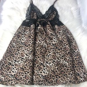 Victoria Secret leopard print Babydoll